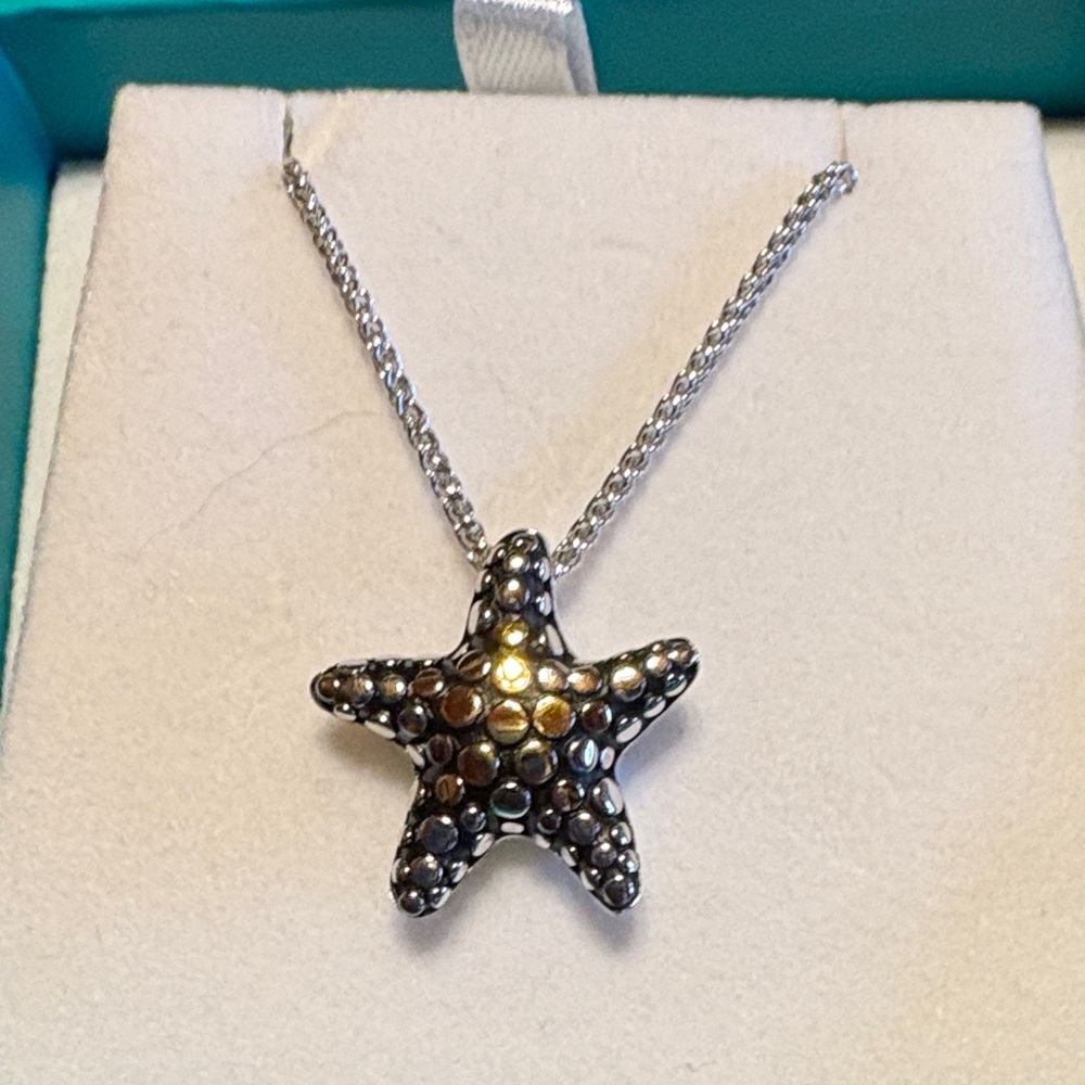 EFFY NECKLACE. Sterling Silver and Gold